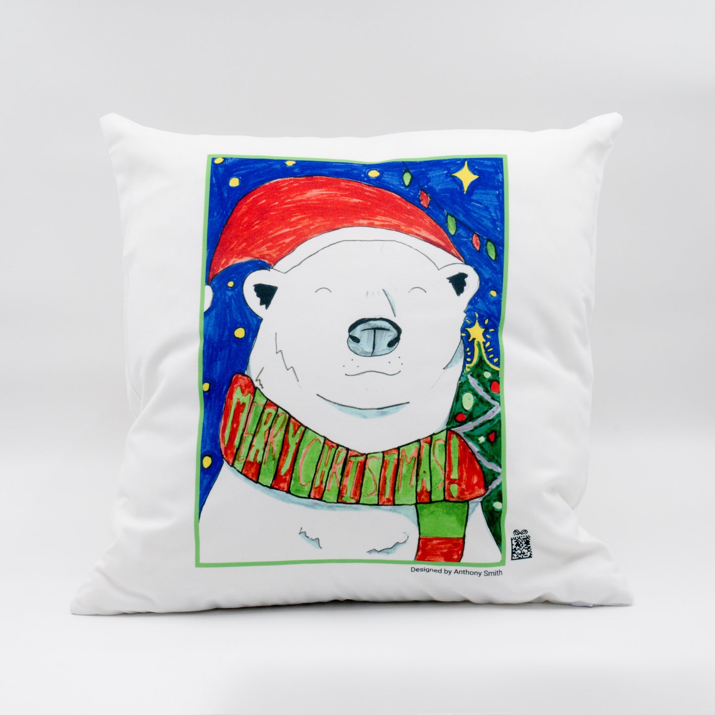 Cushion Cover (Available With Stuffing) | 100% Eco Friendly Cotton | 450mm Square