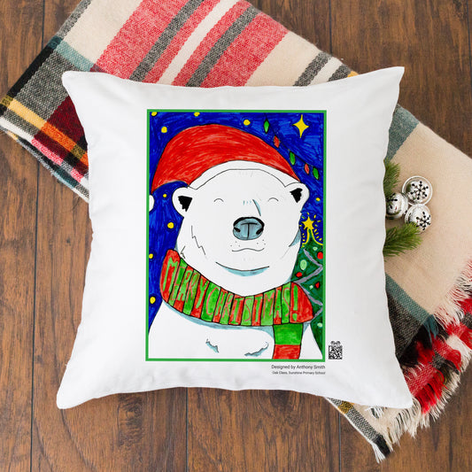 Cushion Cover (Available With Stuffing) | 100% Eco Friendly Cotton | 450mm Square