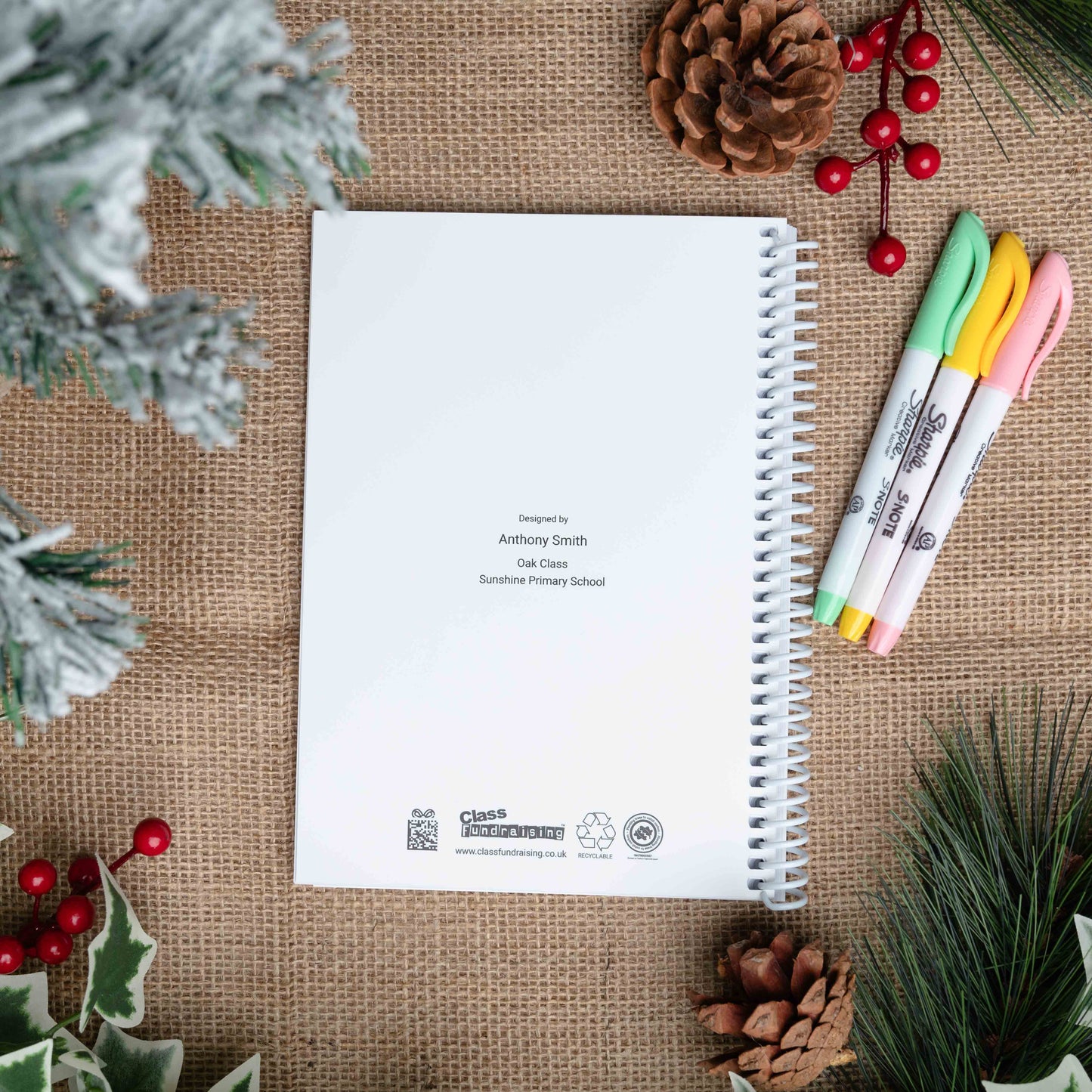 Personalised Notebook | Ring Bound A5