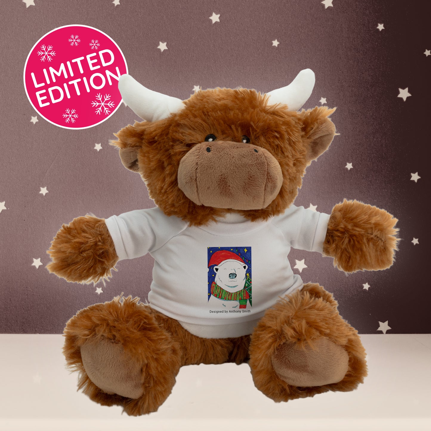 Hamish the Highland Cow | Soft Toy with Removable T-Shirt