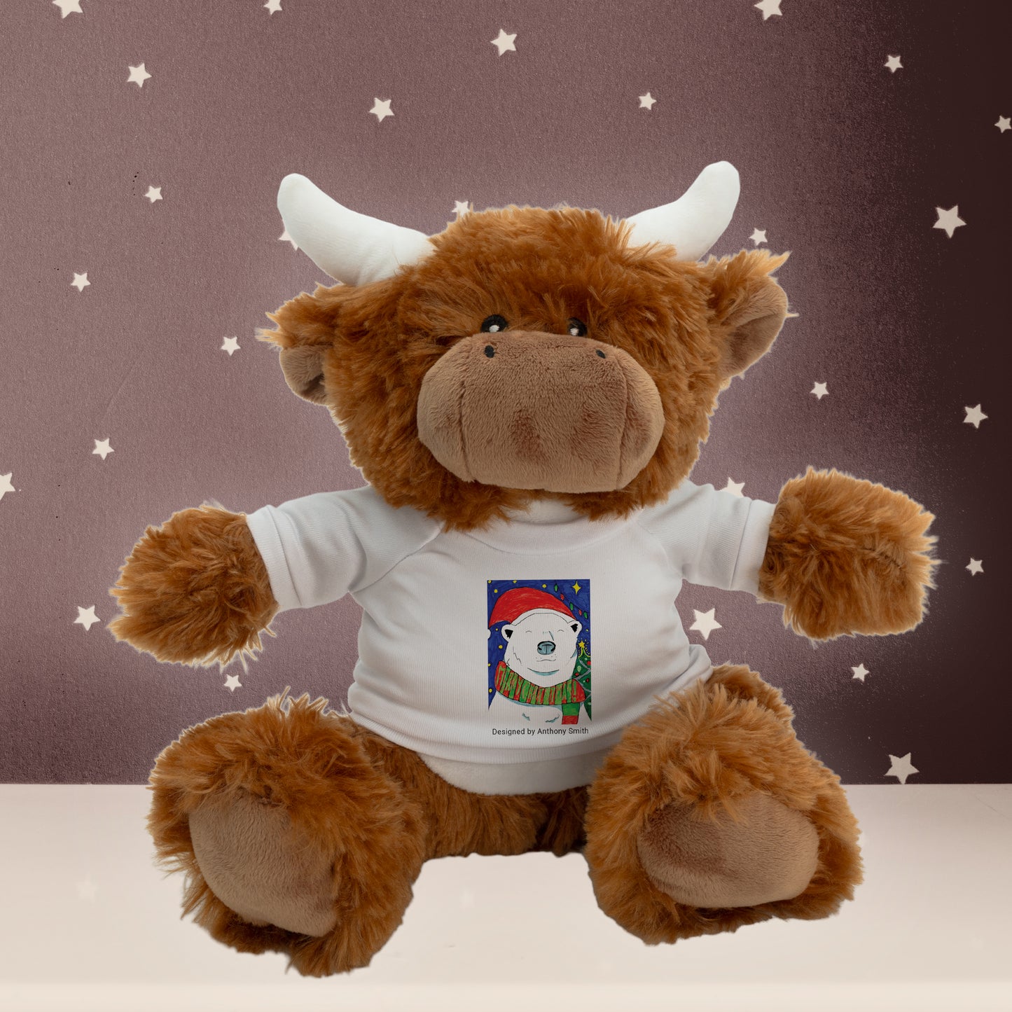 Hamish the Highland Cow | Soft Toy with Removable T-Shirt