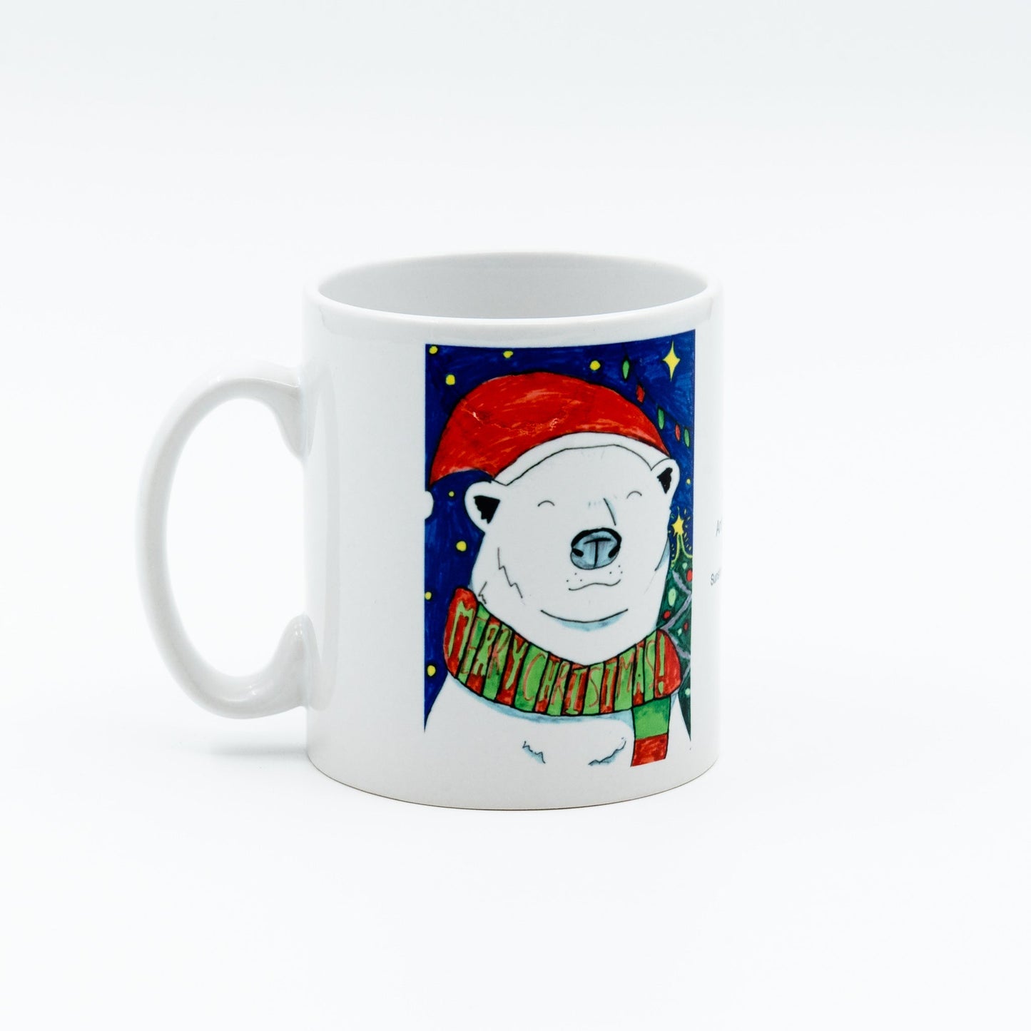 White Ceramic Durham Style 10oz Mug