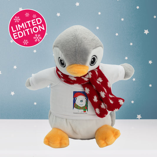 Penny the Penguin | Soft Toy with Removable T-Shirt