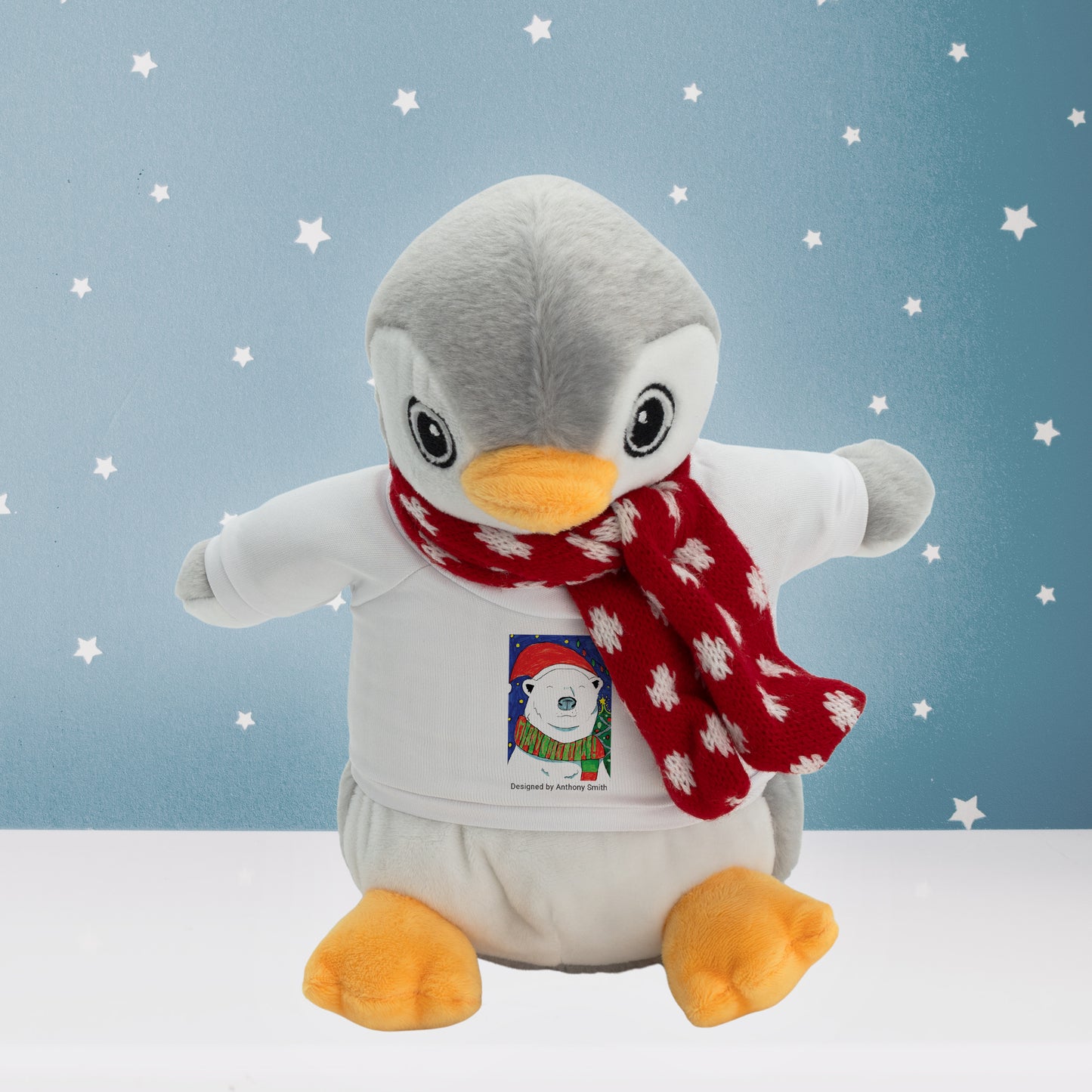 Penny the Penguin | Soft Toy with Removable T-Shirt