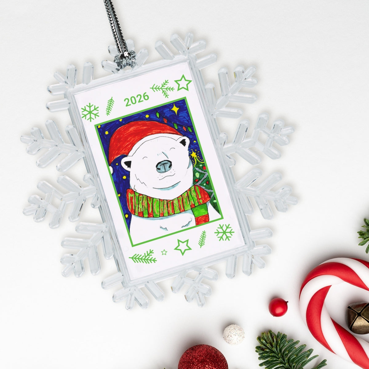 Snowflake Christmas Tree Decoration