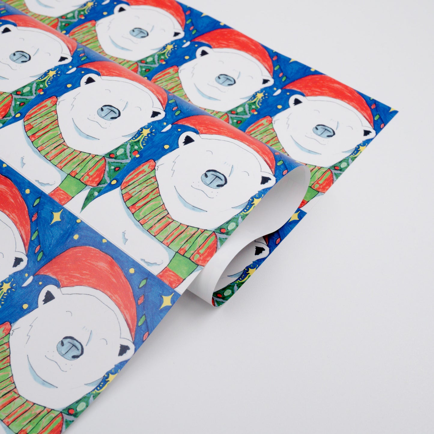 Pack of 5 - 420 x 594mm Christmas Wrapping Paper Sheets