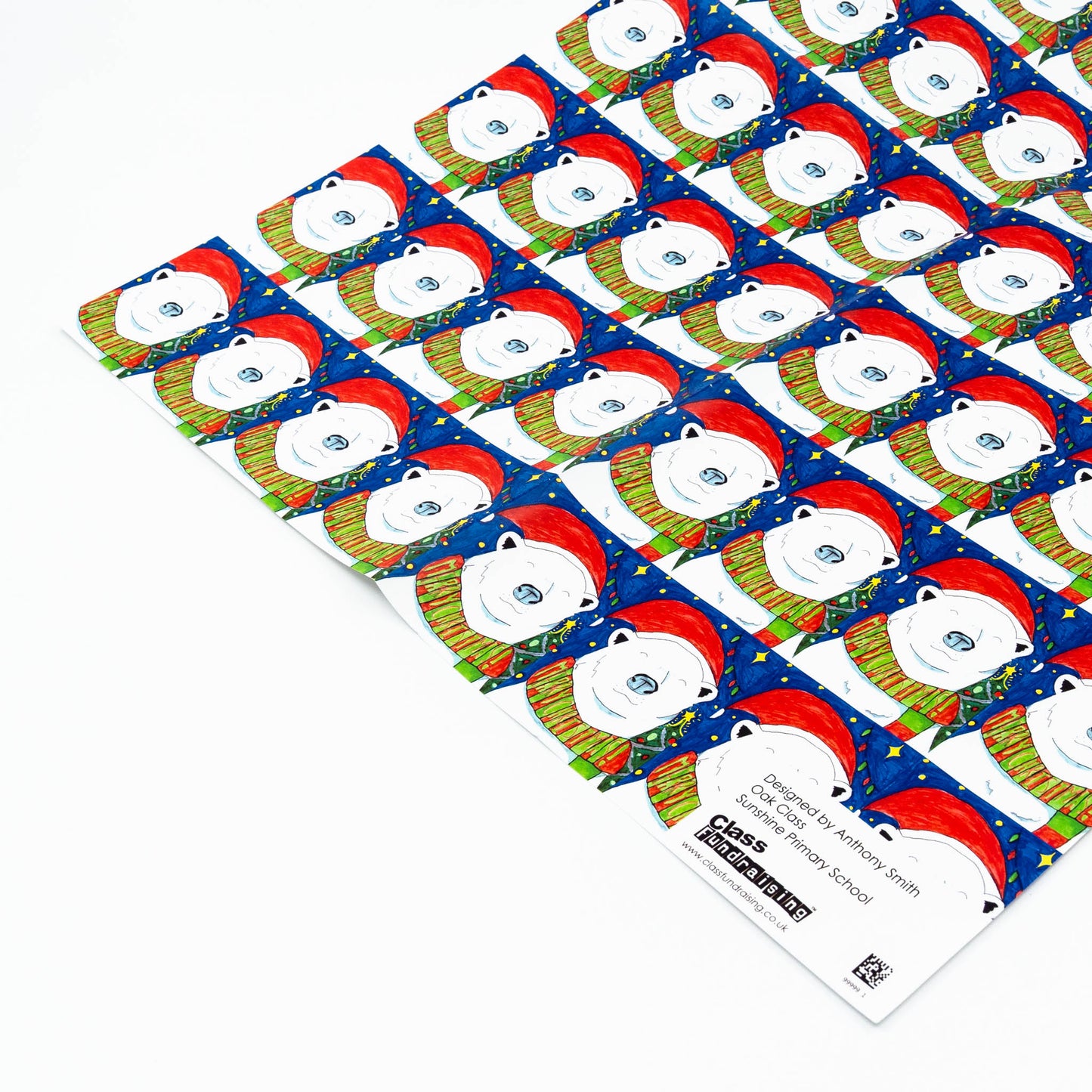 Pack of 5 - 420 x 594mm Christmas Wrapping Paper Sheets