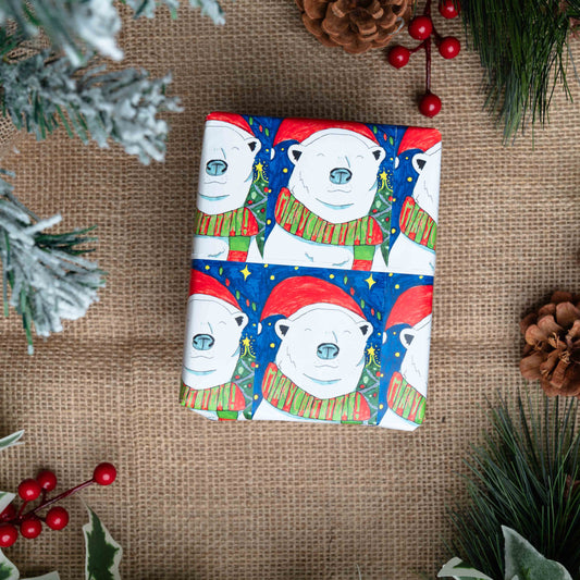 Christmas Wrapping Paper Sheets | Pack of 5 | 420mm x 594mm