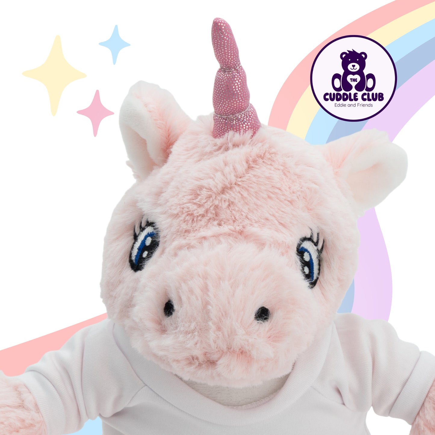 Luna the Unicorn | Soft Toy with Removable T-Shirt