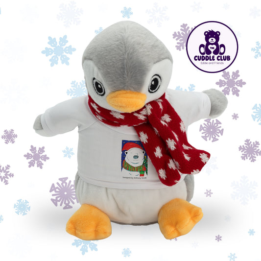 Penny the Penguin | Soft Toy with Removable T-Shirt