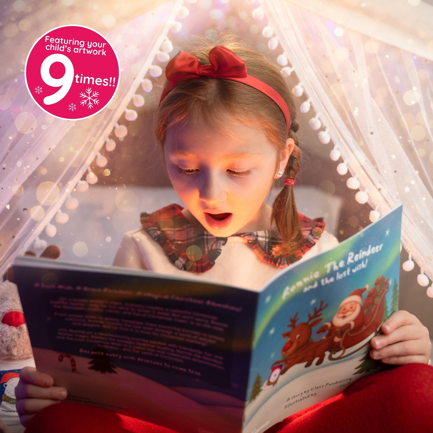 Ronnie the Reindeer and the Lost Wish | Personalised Christmas Story Book