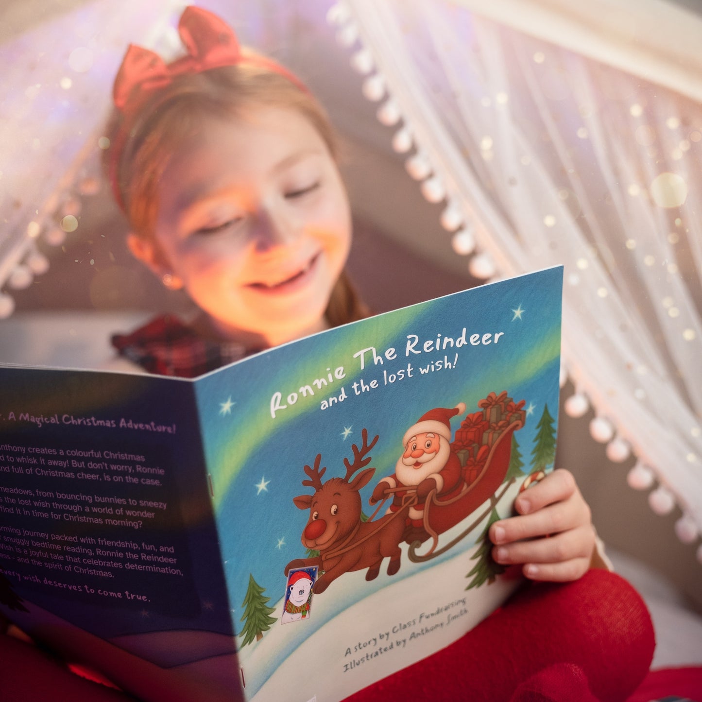 Ronnie the Reindeer and the Lost Wish | Personalised Christmas Story Book