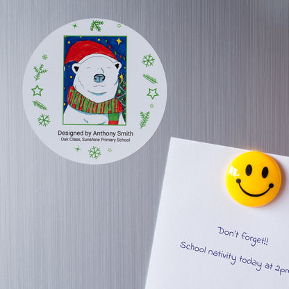 Flexible Fridge Magnet | Pack of Four | Christmas Shapes