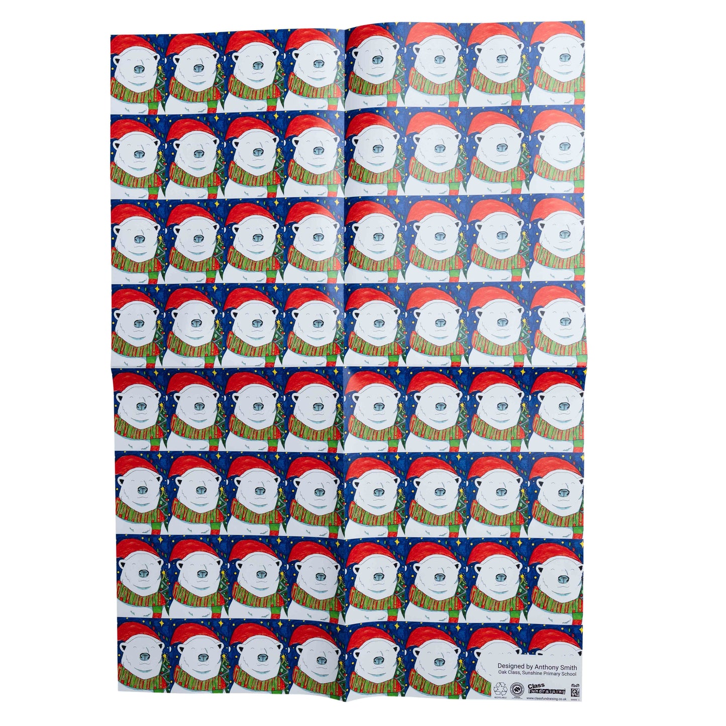 Christmas Wrapping Paper Sheets | Pack of 5 | 420mm x 594mm
