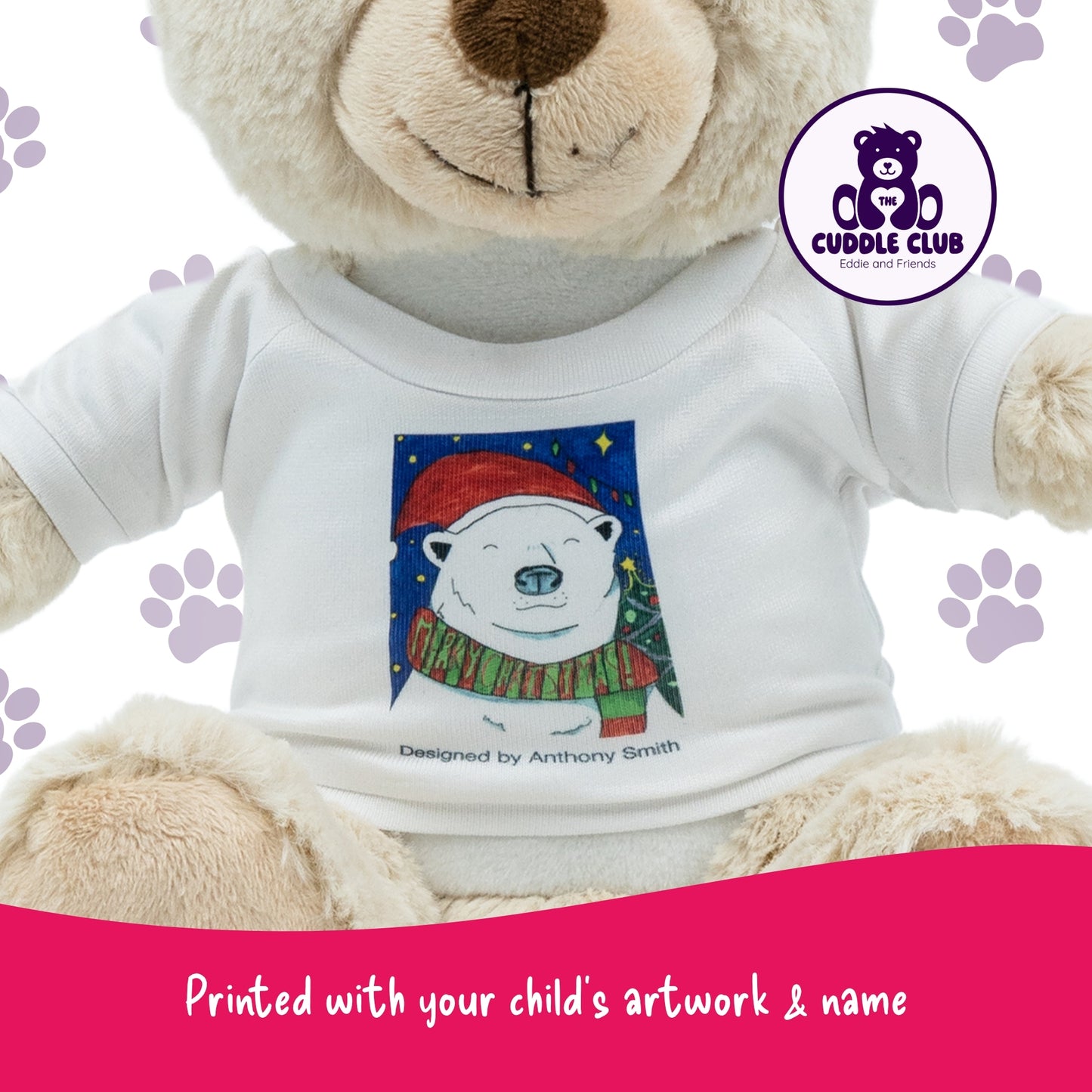 Eddie the Teddy | Soft Toy with Removable T-Shirt
