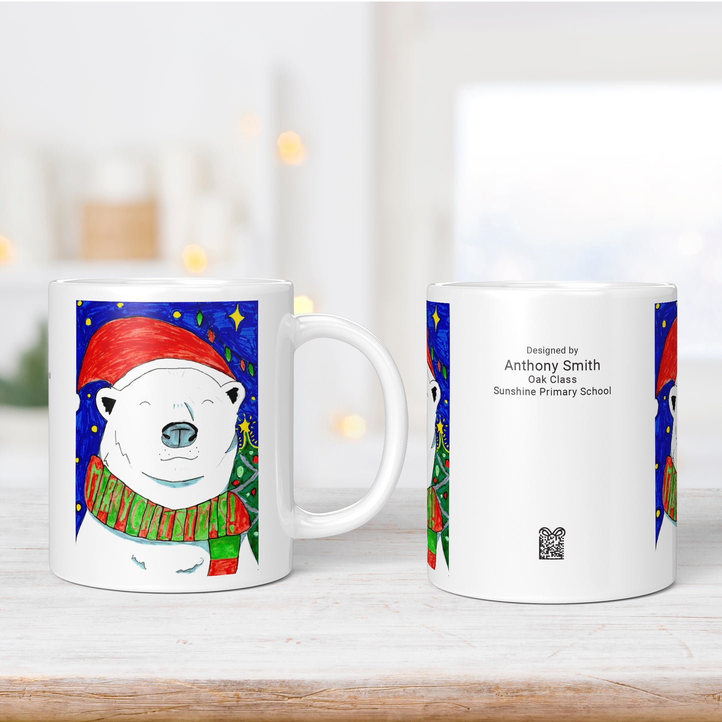 Personalised Ceramic Mug | 11oz Durham Style