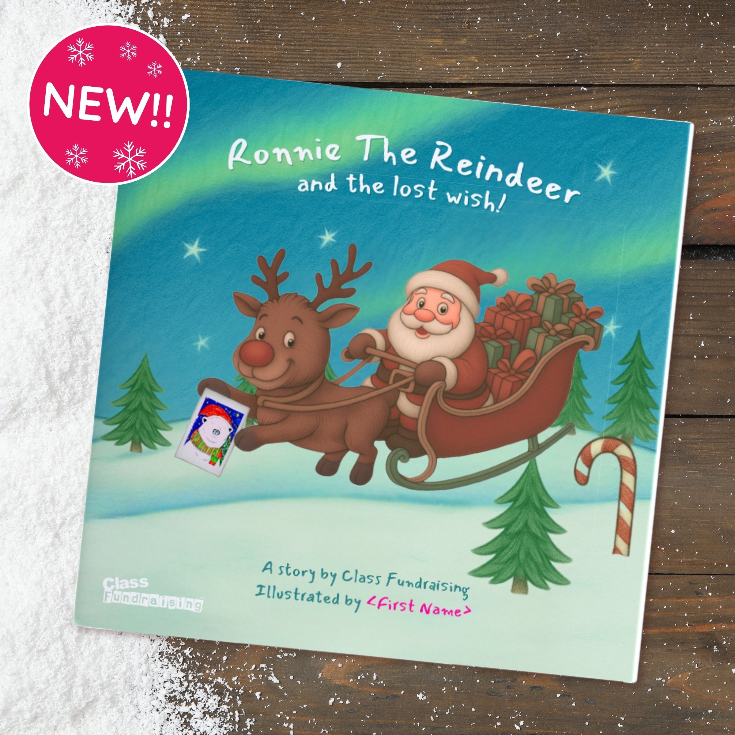 Ronnie the Reindeer and the Lost Wish | Personalised Christmas Story Book