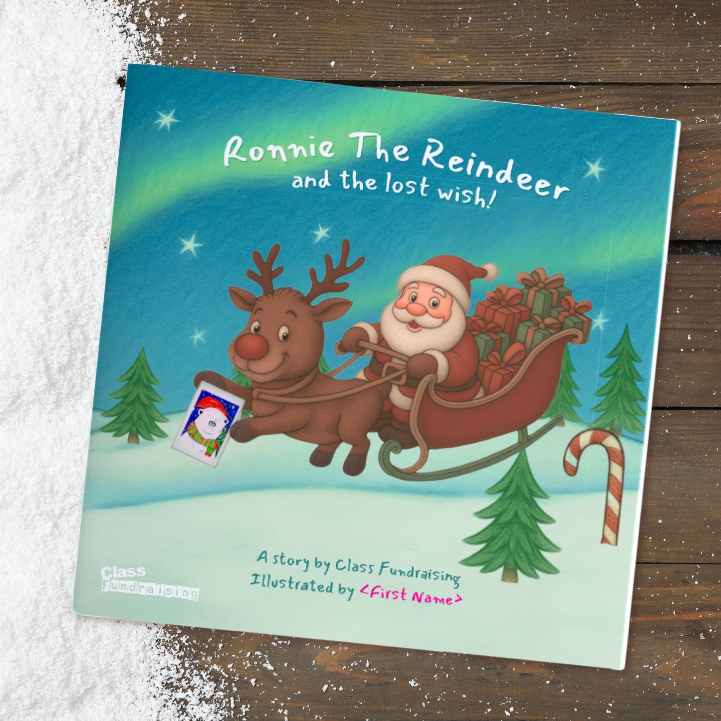 Ronnie the Reindeer and the Lost Wish | Personalised Christmas Story Book