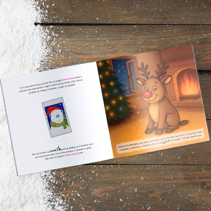 Ronnie the Reindeer and the Lost Wish | Personalised Christmas Story Book