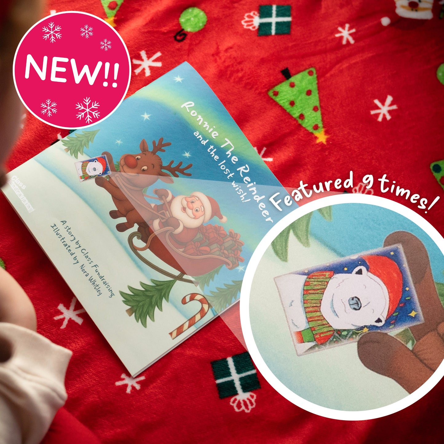 Ronnie the Reindeer and the Lost Wish | Personalised Christmas Story Book
