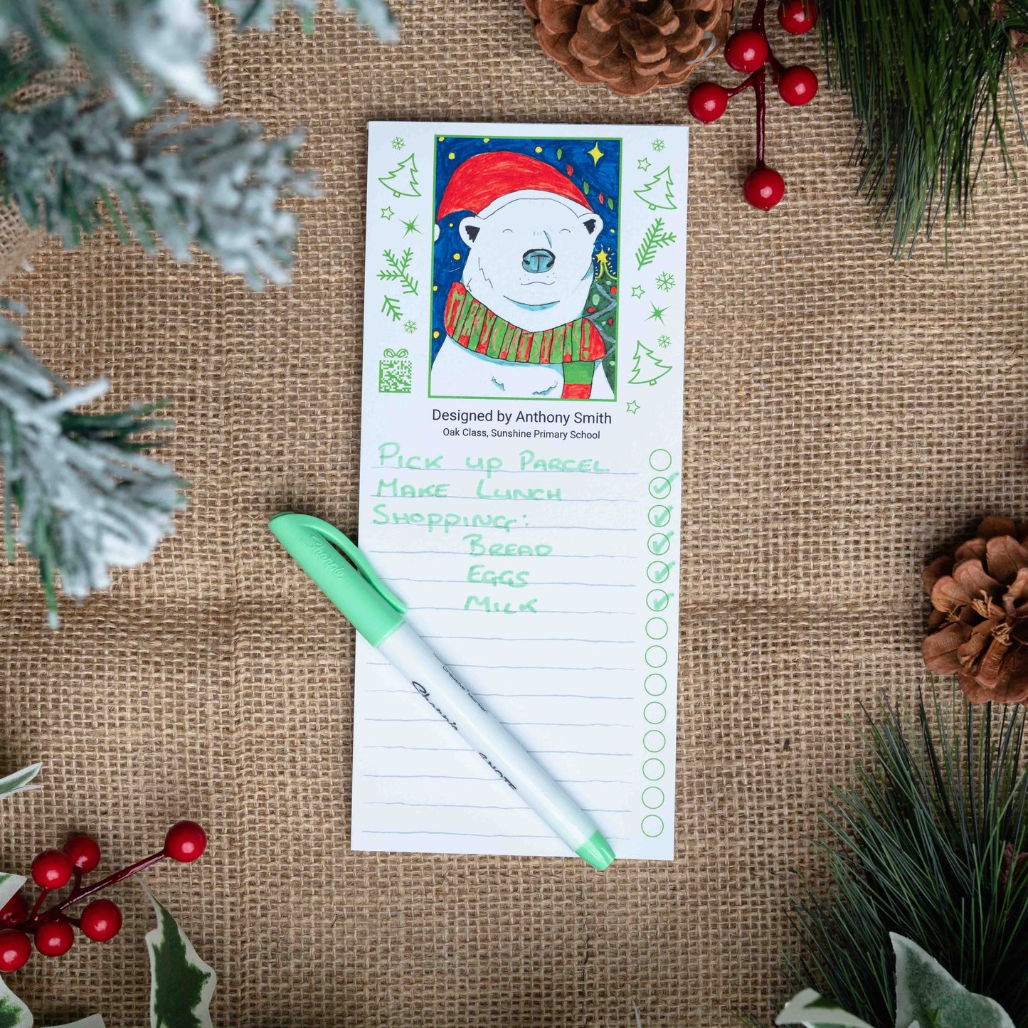 Christmas Shopping To Do List | Tear-Off Notepad