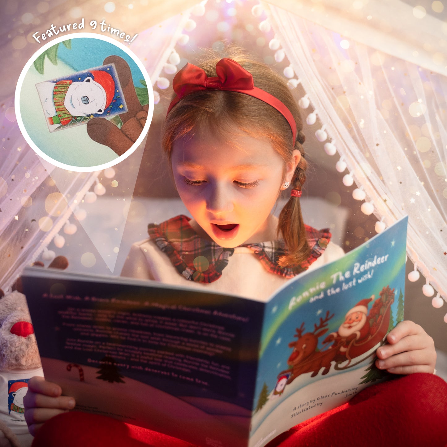 Ronnie the Reindeer and the Lost Wish | Personalised Christmas Story Book