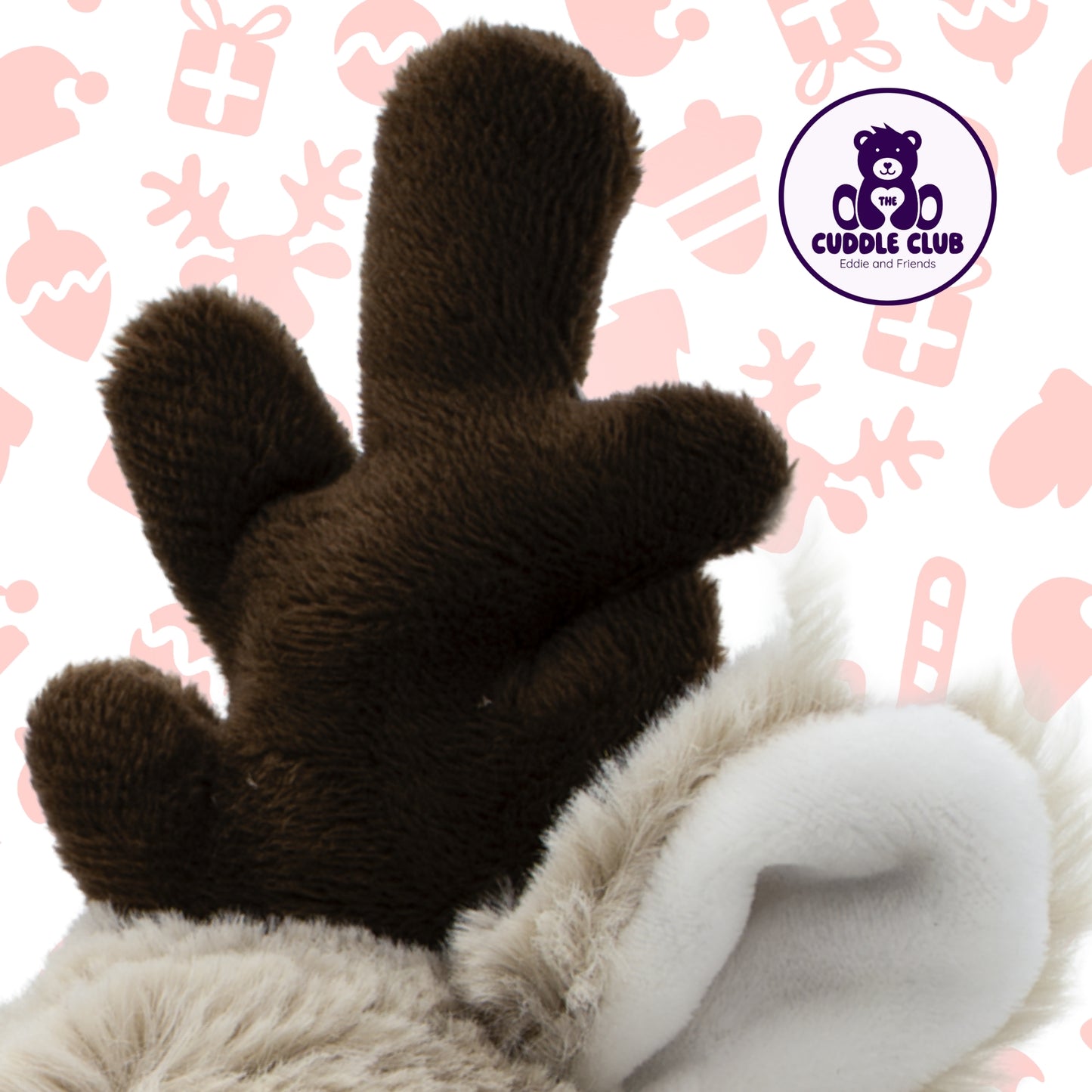 Ronnie the Reindeer | Soft Toy with Removable T-Shirt