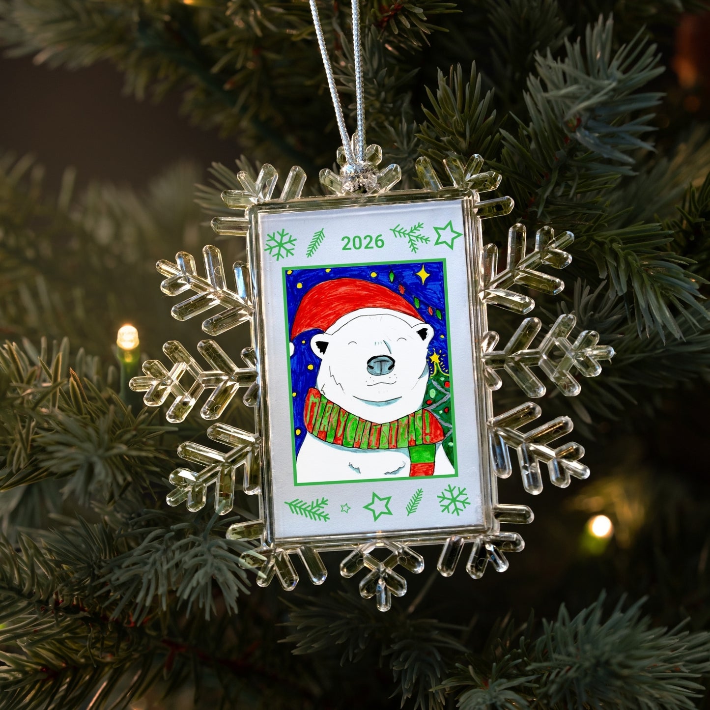 Snowflake Christmas Tree Decoration