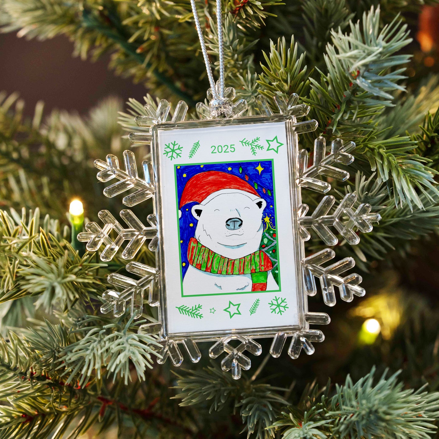 Snowflake Christmas Tree Decoration