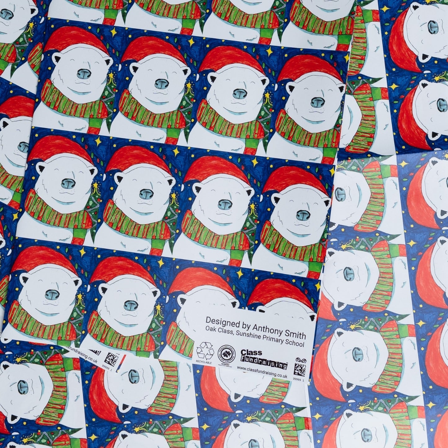 Christmas Wrapping Paper Sheets | Pack of 5 | 420mm x 594mm