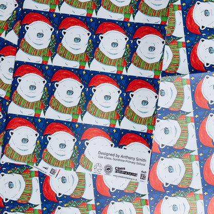 Christmas Wrapping Paper Sheets | Pack of 5 | 420mm x 594mm