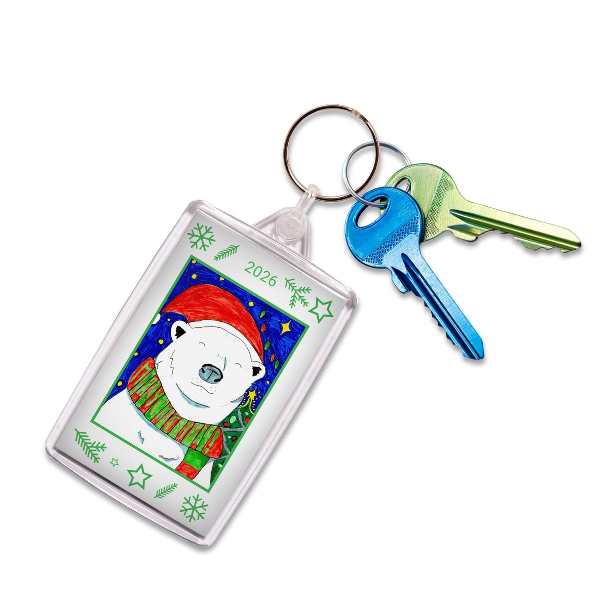 Acrylic Keyring | Portrait Design