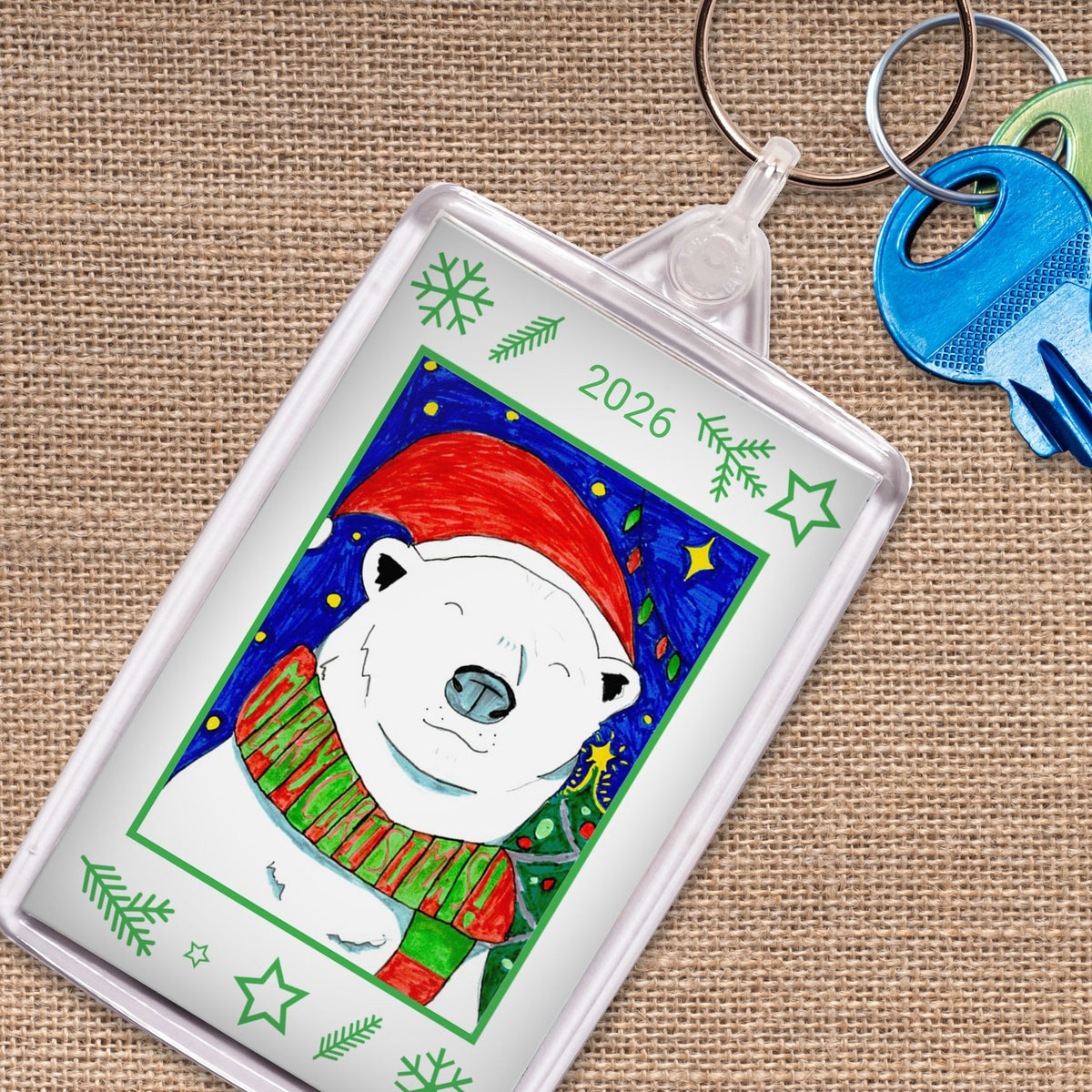 Acrylic Keyring | Portrait Design